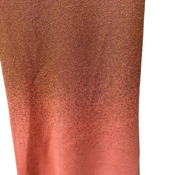 NWT Baum Und Pferdgarten Sleeveless V-Neck Knitted Chandra Top Peach Lurex Small - Picture 6 of 8
